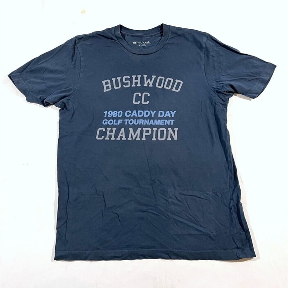 Travis Mathew Other - Travis Mathew Men's Blue BUSHWOOD 2.0 Caddy Day Golf Cotton T-Shirt Tee Sz M